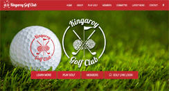Desktop Screenshot of kingaroygolfclub.com.au
